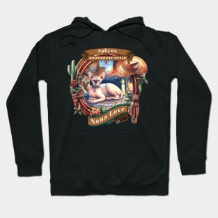 Southwest Sedona Country Cat Nana Love 5ES Hoodie